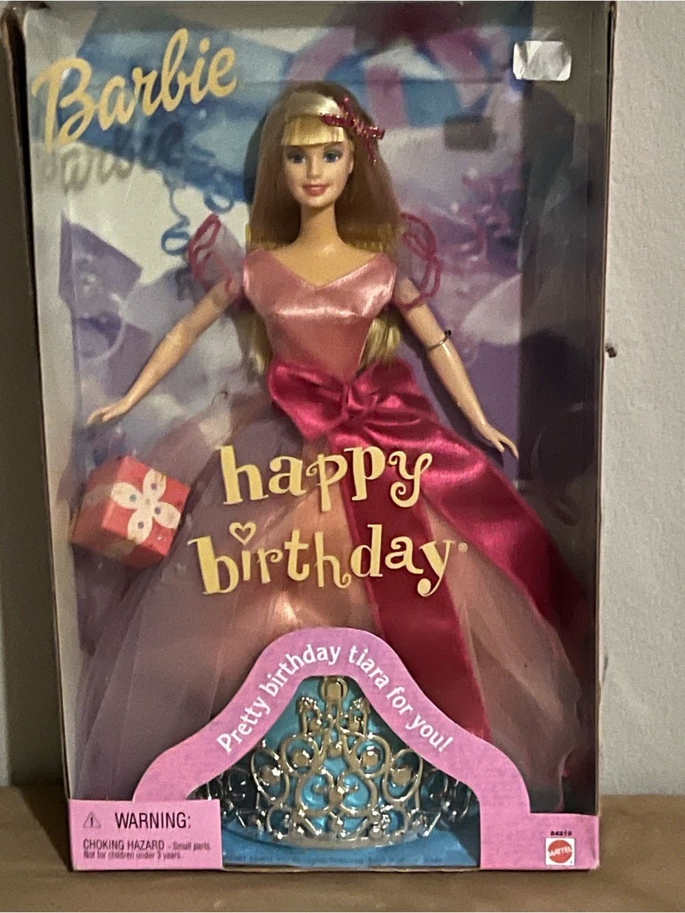 Barbie Pink and Hot Pink Birthday Party Doll with Tiara